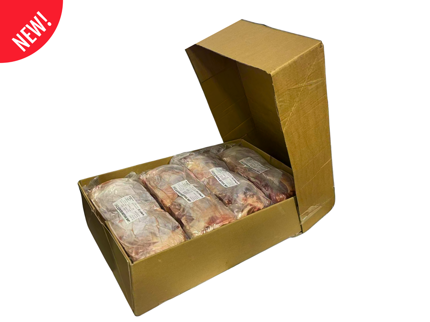 Frozen lamb shoulder block in wholesale packaging – 1 × 8 × 3kg (Halal on Request)