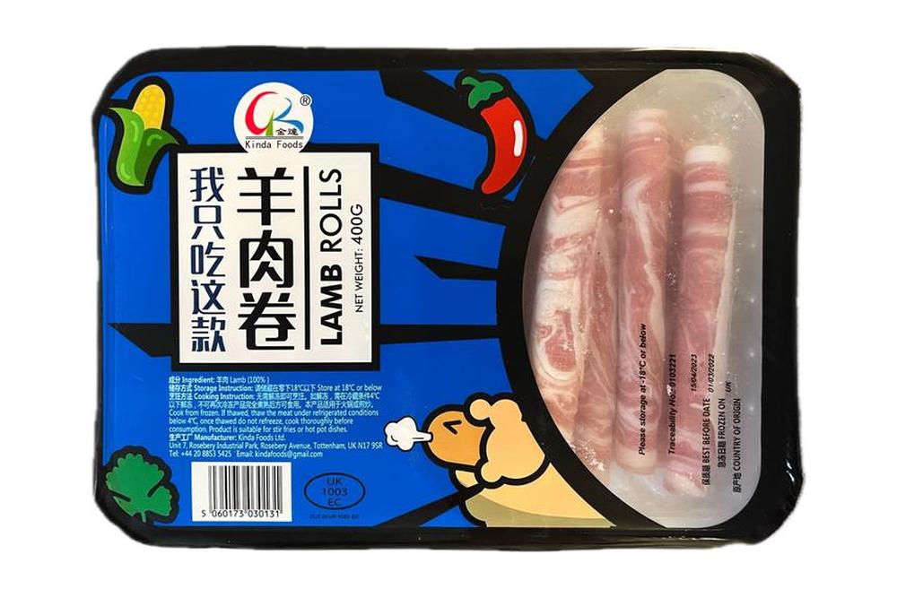 金达羊肉卷 400g