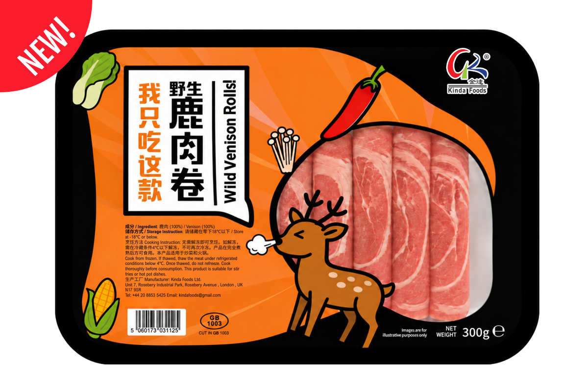 Kinda Venison Rolls 300g