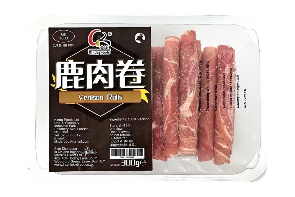 Kinda Venison Rolls 300g
