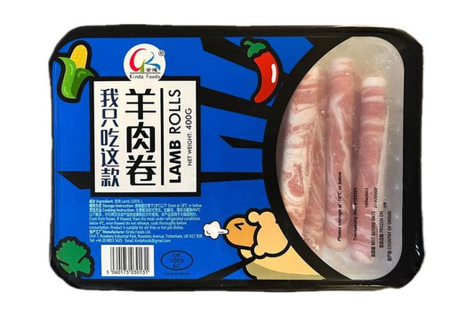 Frozen Lamb Rolls 400g – Thin Sliced for  hotpot, BBQ, bulgogi, stir-fry, jeongol, or shabu-shabu – Kinda Foods